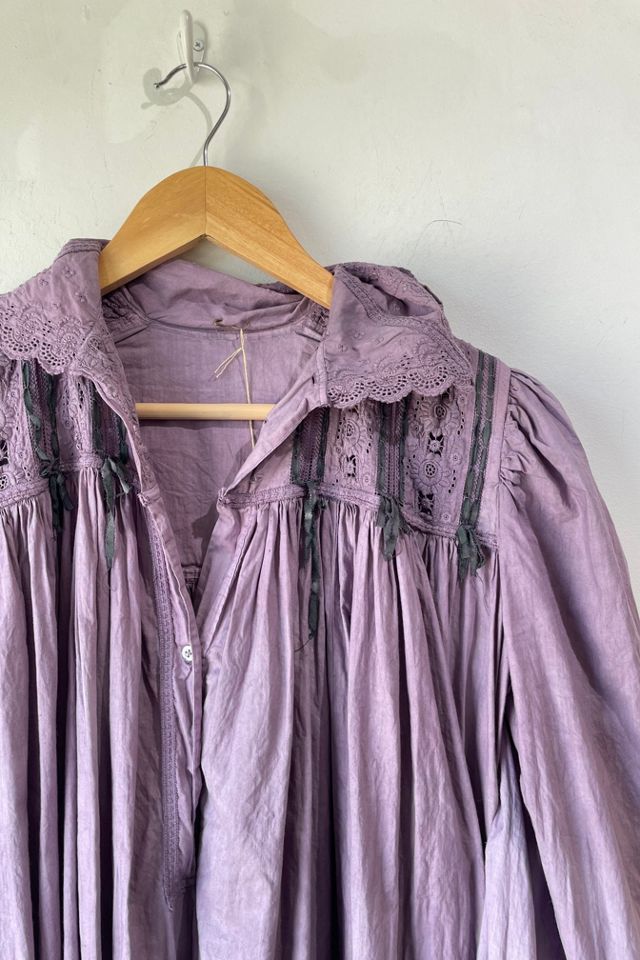 Vintage Purple Victorian Nightgown Selected by The Curatorial Dept. #2