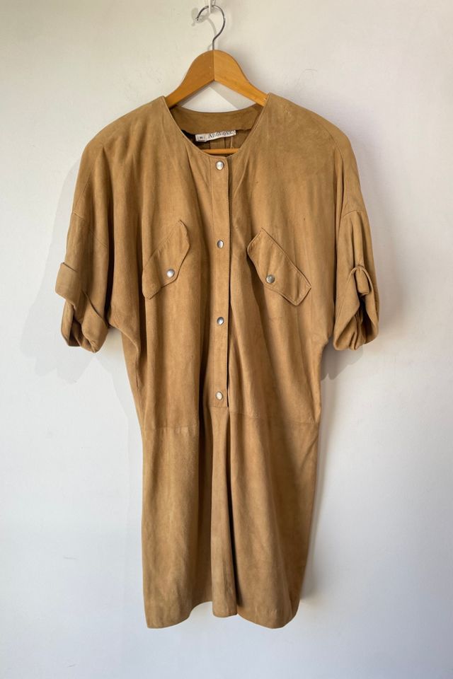 Vintage Ann Taylor Suede Dress Selected by The Curatorial Dept.