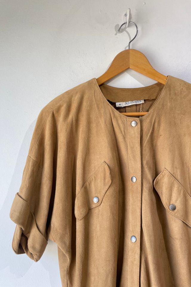 Vintage Ann Taylor Suede Dress Selected by The Curatorial Dept. #2