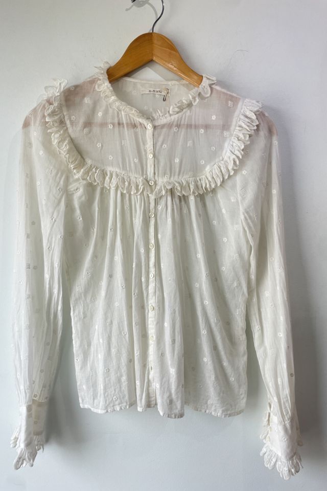 Doen Sheer Peasant Blouse Selected by The Curatorial Dept. | Free People