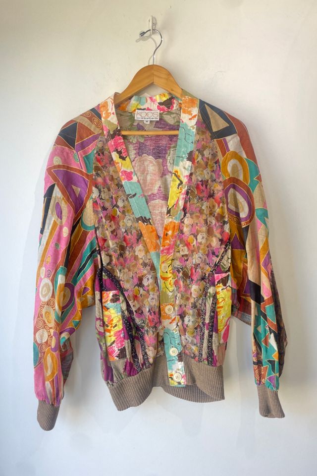 Vintage Koos Van den Akker Multicolored Cardigan Selected by The Curatorial  Dept.