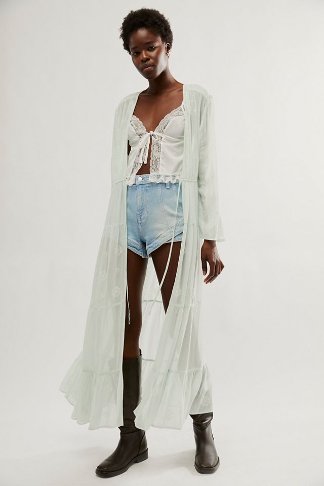 La Cienega Embroidered Duster #3