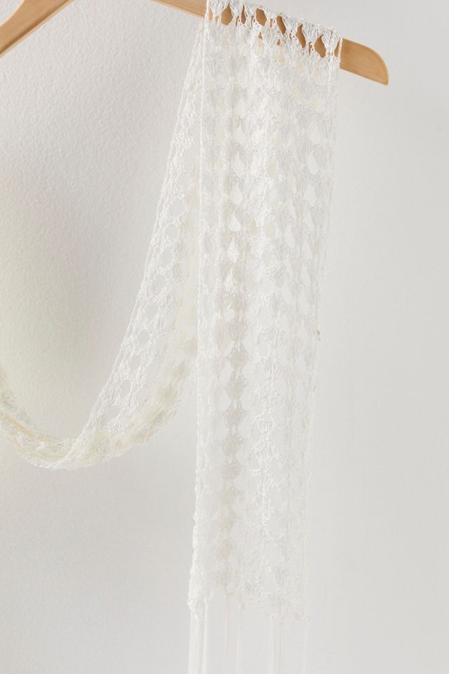 Willow Crochet Skinny Scarf #2