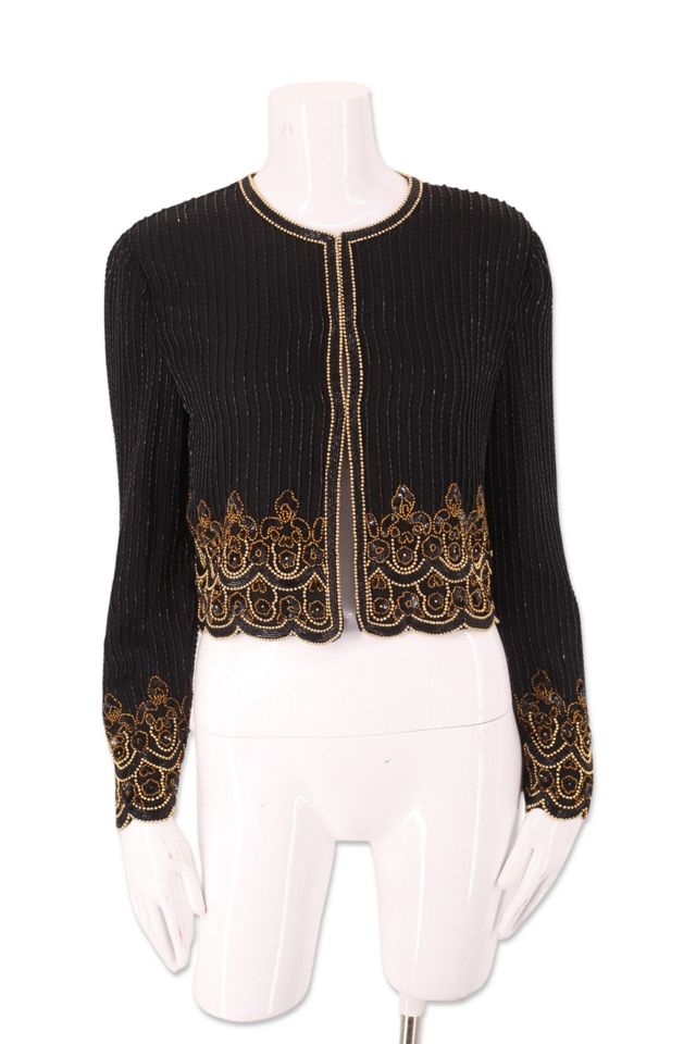 Beaded bolero outlet jacket