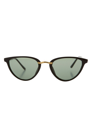 Vintage Corey Sunglasses Selected by Sunglass Museum at Free People in Black