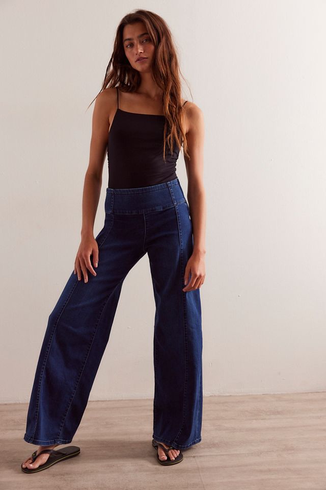 Free people fashion high waisted jeans