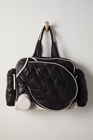 Caraa Quilted Tennis Duffle at Free People in Black