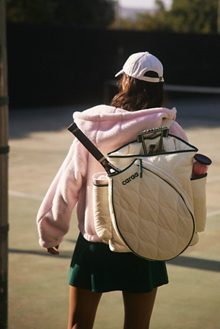 Caraa Quilted Tennis Tote at Free People, Ivory Kelly