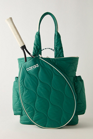 Caraa Quilted Tennis Tote at Free People in Ace Green