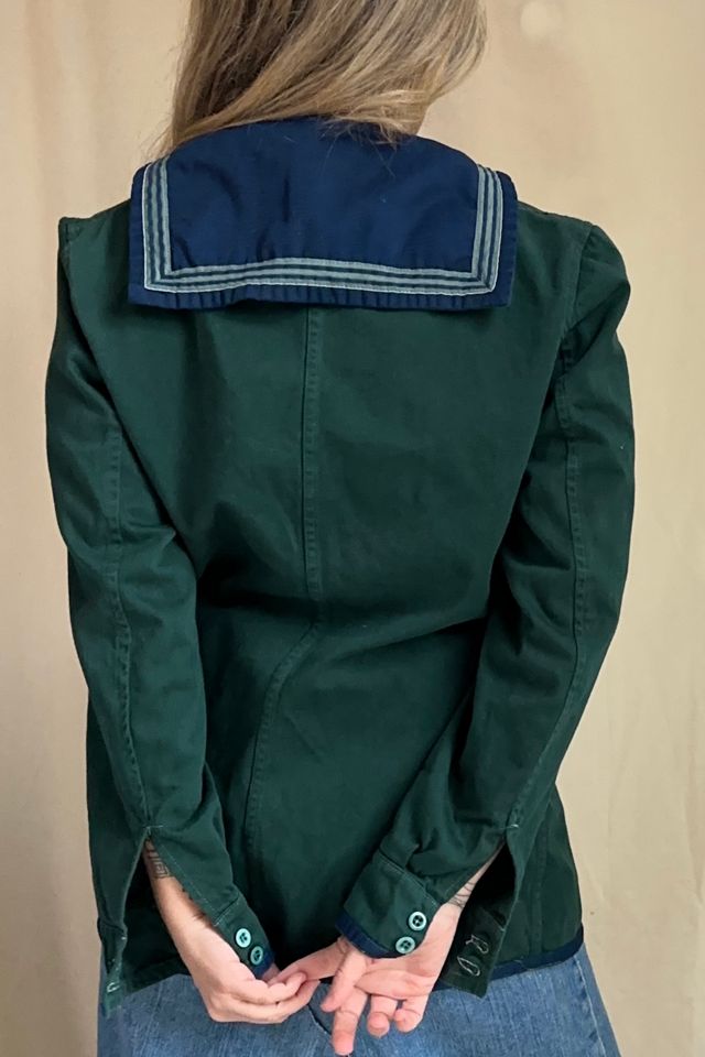 Vintage Green Sailor Jacket Selected by KA.TL.AK #2