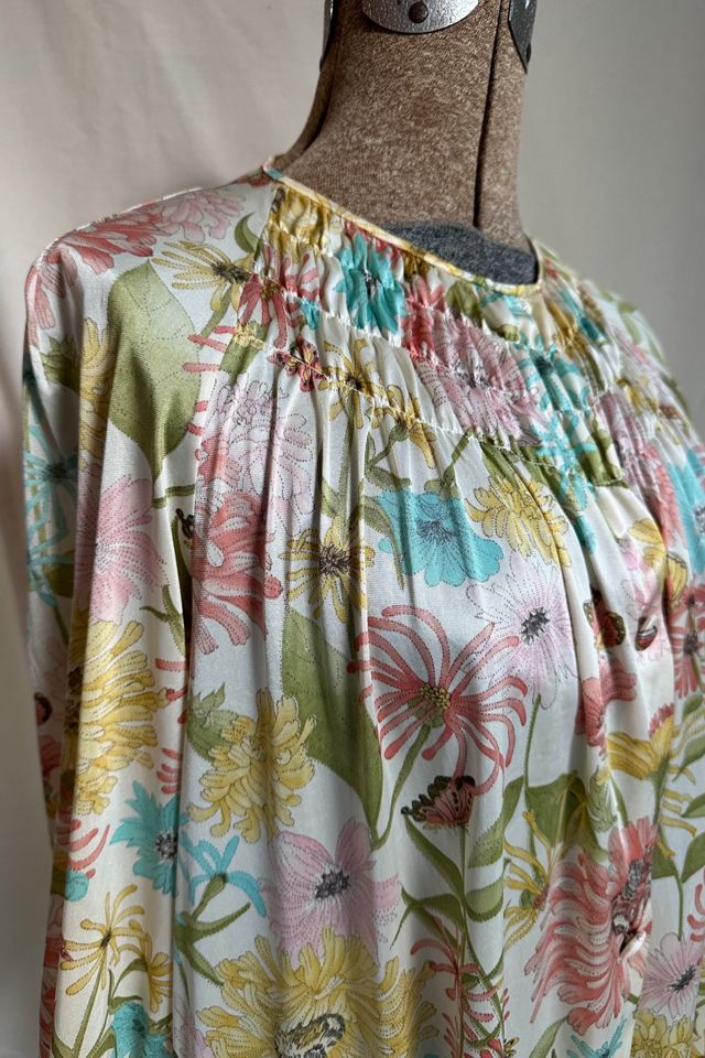 Vintage Floral House Coat Dress Selected by KA.TL.AK #2