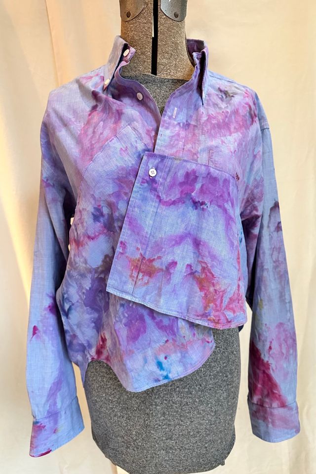 KA.TL.AK Wearable Art Restructured and Hand Dyed Shirt #1