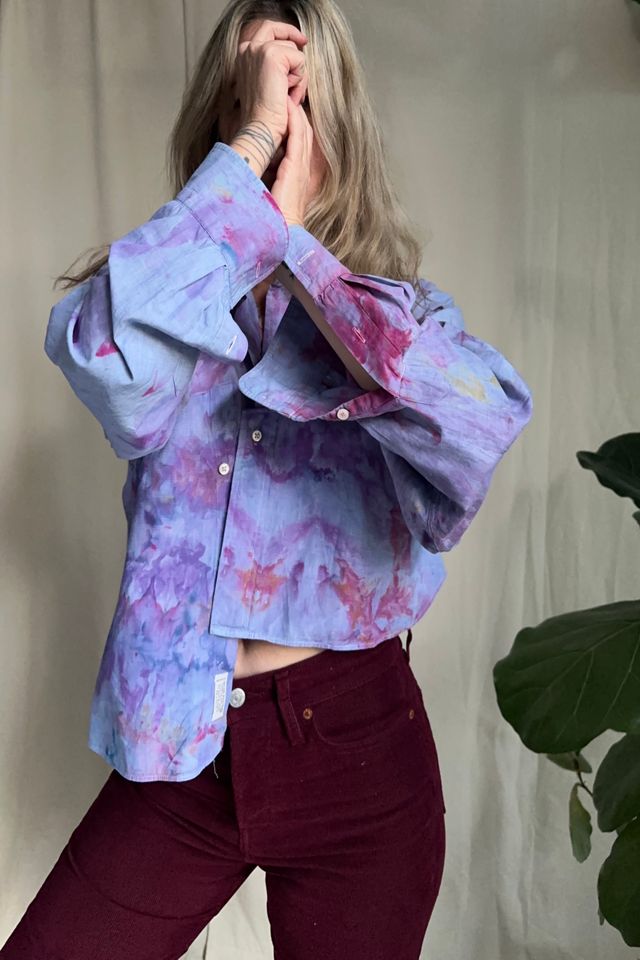 KA.TL.AK Wearable Art Restructured and Hand Dyed Shirt #2
