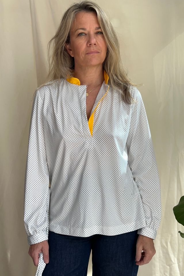 Vintage Long Sleeved and Belted Blouse Selected by KA.TL.AK #1