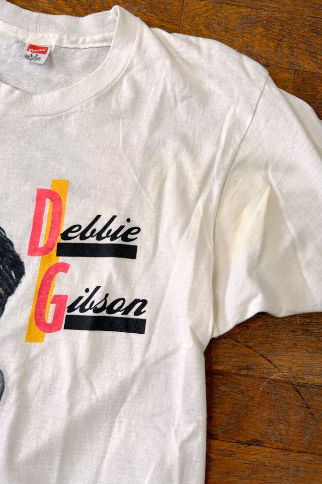 新作揃え 80s/DEBBIE GIBSON/デビーギブソン/Tシャツ/HANES/黒/L T