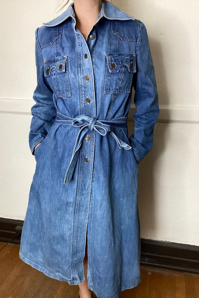 Vintage denim dress sale