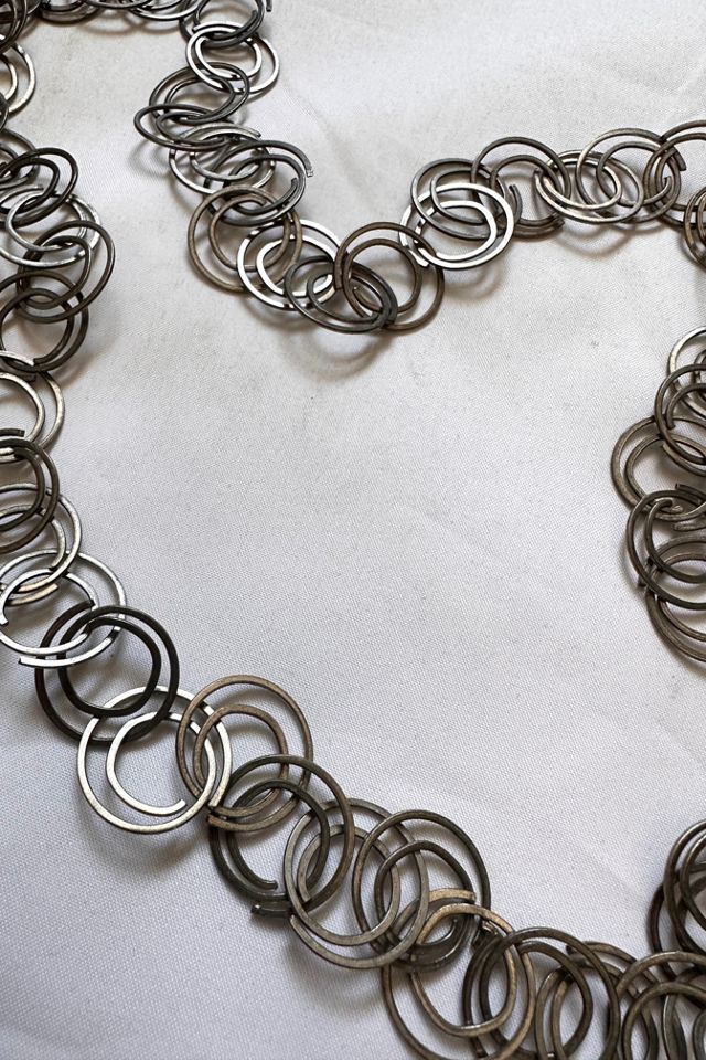 1960s Primitive Circles Chain Necklace Selected by Cherry #2