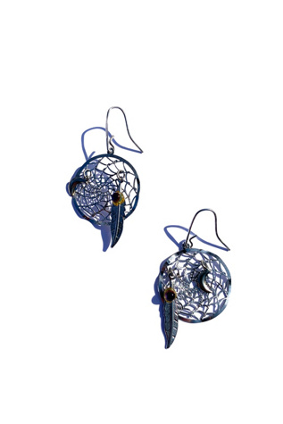 Vintage 1990s Dream Catcher Earrings Selected by SharpLilTeeth