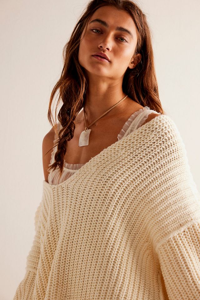 We The Free Cuddle V Neck Sweater Free People UK