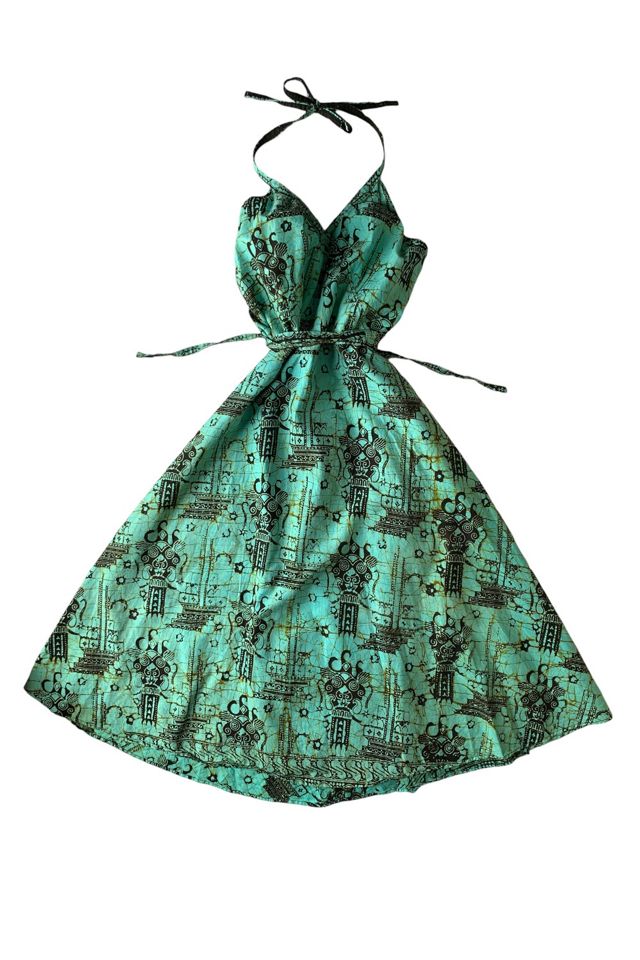 batik halter dress Bali Batik Dress  Indulge by Clairey