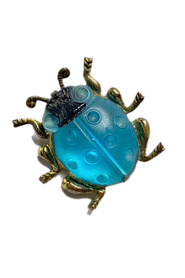 Vintage Scarab Beetle Brooch