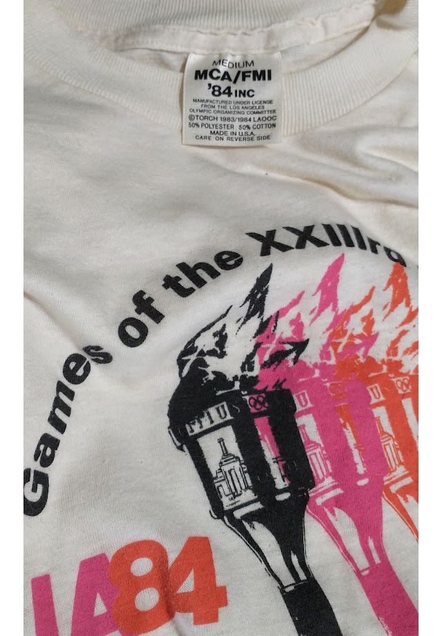 Vintage 1980s Olympic Torch Tee Selected by Garbage Soup #1