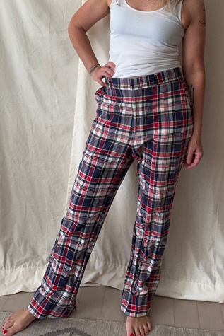 Vintage Plaid Trousers Selected by KA.TL.AK
