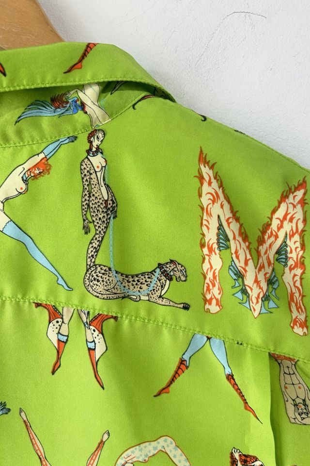 Supreme x Erte Figurative Alphabet Silk Shirt Selected by The Curatorial  Dept.
