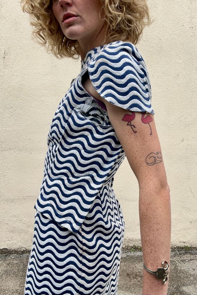 Comme des Garcons Wavy Stripe Dress Selected by The Curatorial Dept. #1