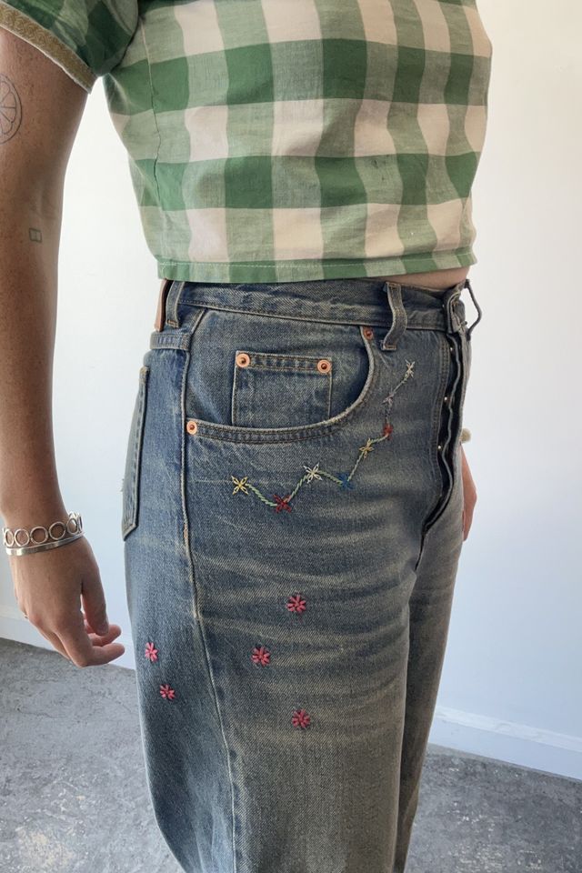 Vintage Gucci Embroidered Jeans Selected by The Curatorial Dept. #2