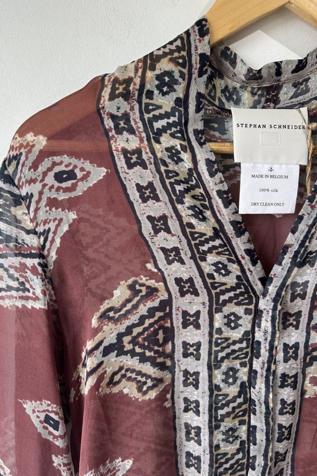 Stephan Schneider Batik Silk Shirt Selected by The Curatorial Dept. #2