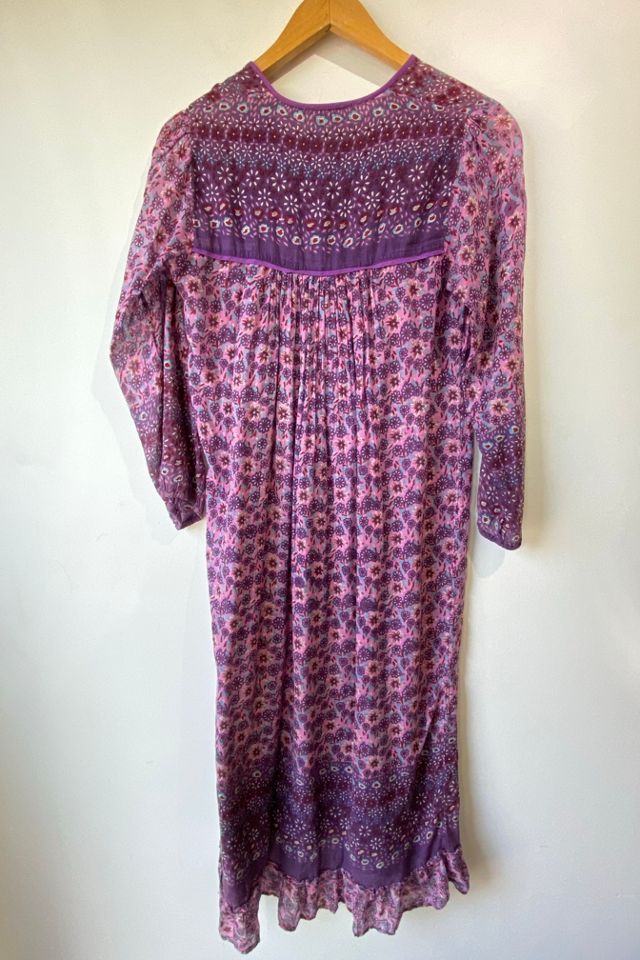 Vintage Chikan House Block Print Dress Selected by The Curatorial Dept. #1