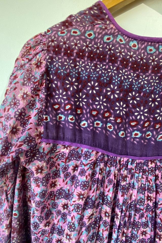 Vintage Chikan House Block Print Dress Selected by The Curatorial Dept. #2