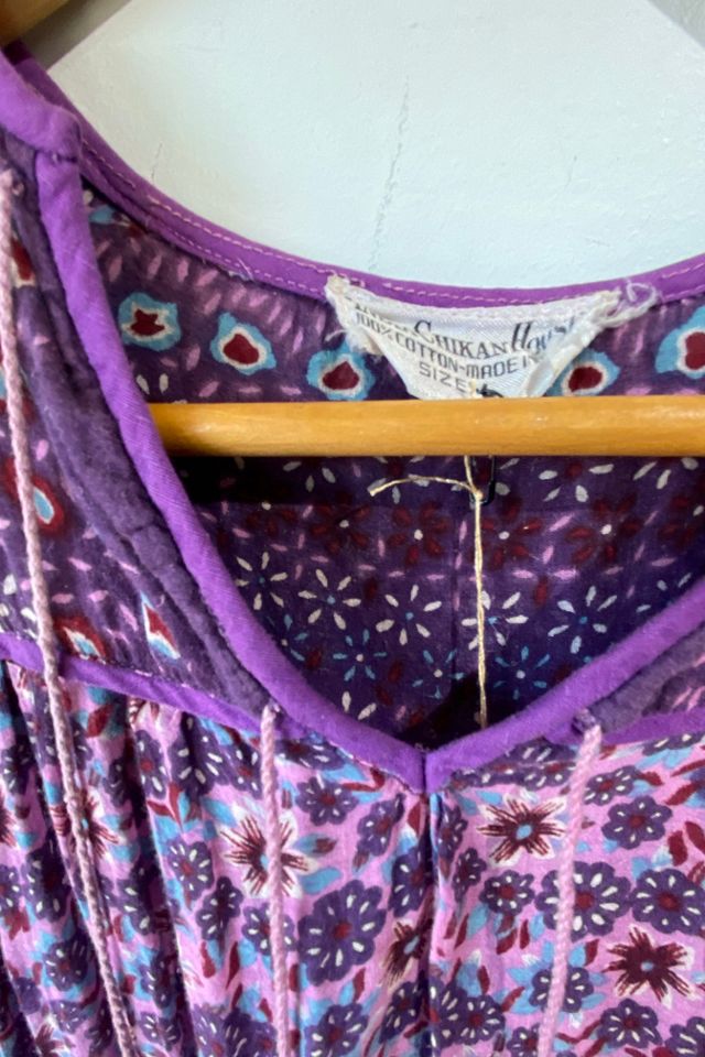 Vintage Chikan House Block Print Dress Selected by The Curatorial Dept. #3