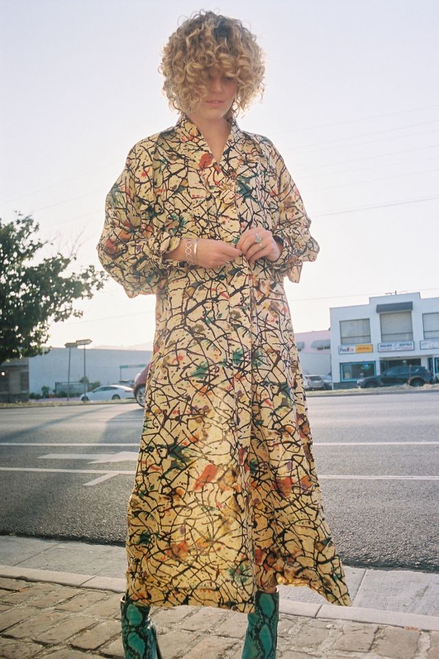 Vintage Fong Leng Splatter Paint Dress Selected by The Curatorial Dept. #1