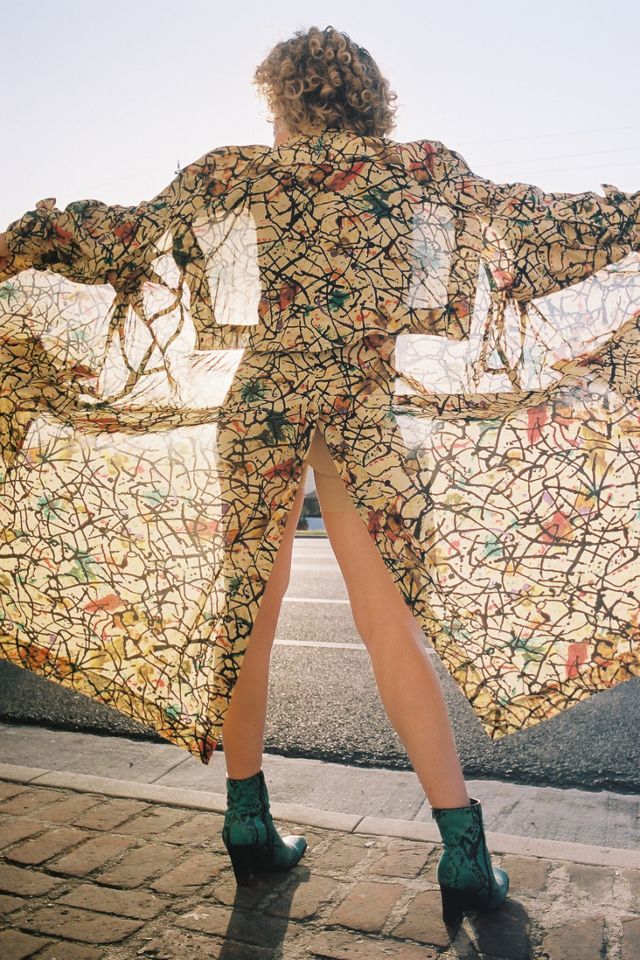 Vintage Fong Leng Splatter Paint Dress Selected by The Curatorial Dept. #3