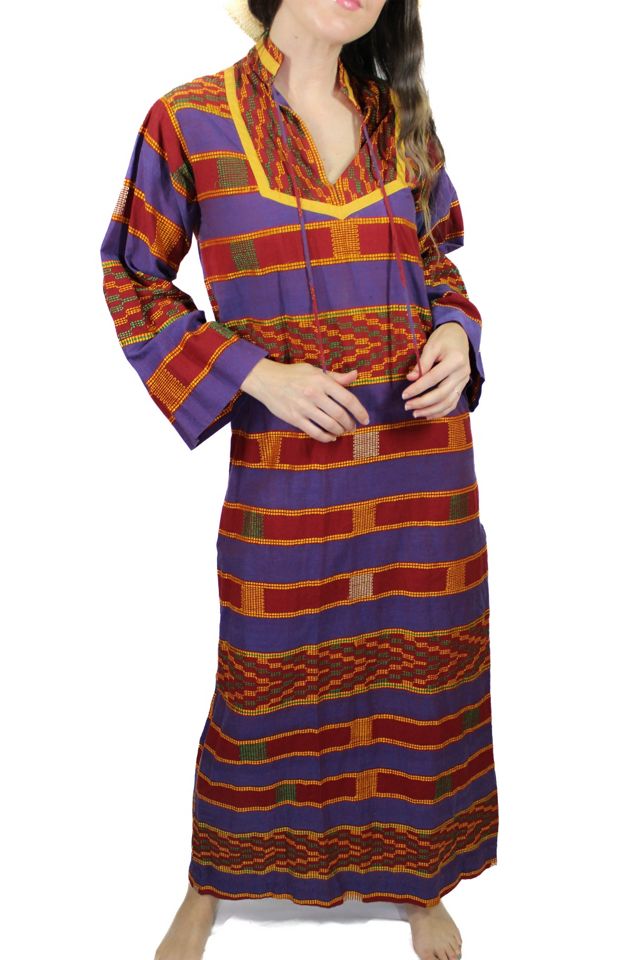 Hot vintage tunic embroidered Kaftan Dress