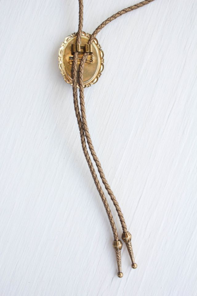 Vintage Victorian Cameo Brooch Bolo Tie Selected By Moons + Junes Vintage #3