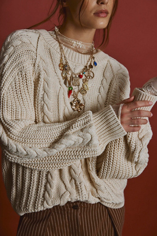 Free people chunky knit sweater best sale