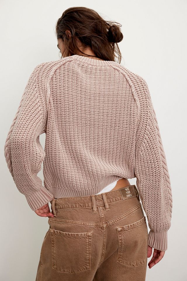 Frankie Cable Sweater Free People