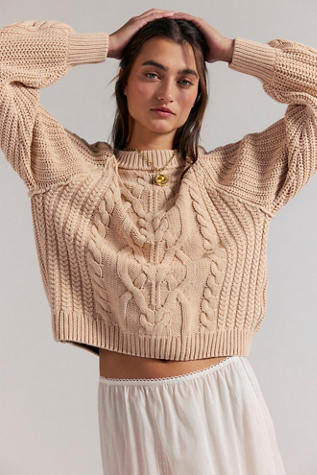 Frankie Cable Knit Sweater | Free People