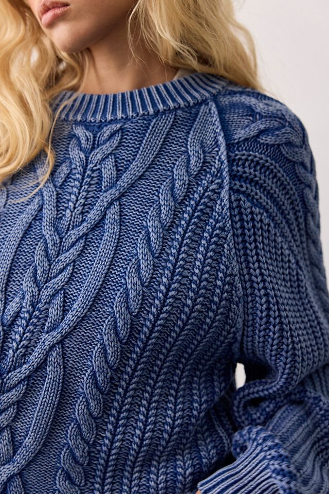 Frankie Cable Knit Cotton Sweater #3
