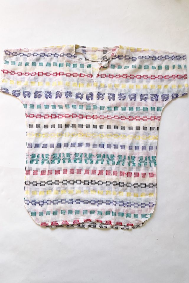 Vintage Woven Geometric Pattern Top Selected by FernMercantile | Free ...