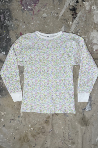 Vintage Floral Print Thermal Shirt Selected by Wax Plant | Free People