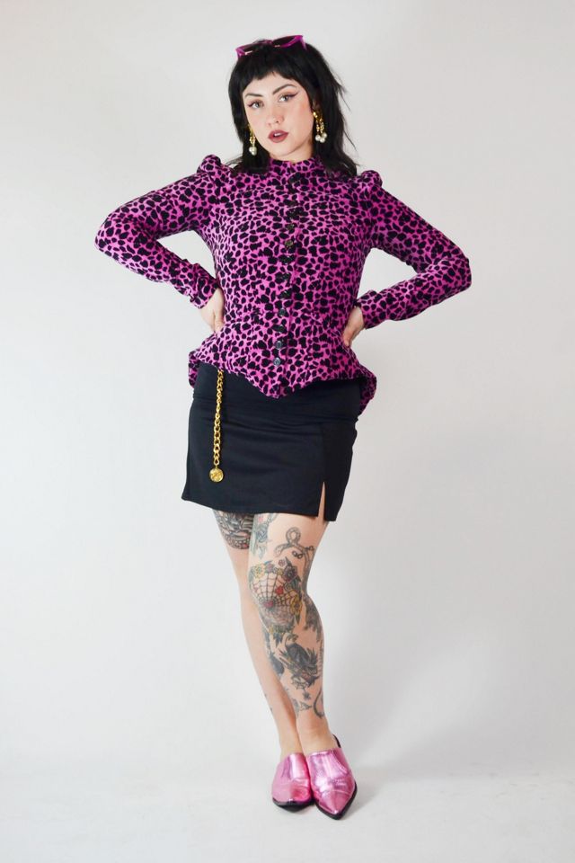 Betsey johnson hot sale leopard coat