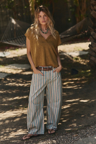 Marina Del Sol Sweater Top by free-est at Free People in Brown, Size: XS