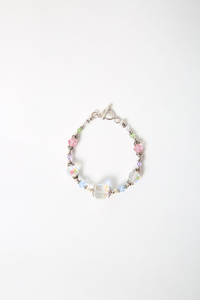 DIY Bracelet Kit of Swarovski Crystals, Pastel, Spring Colors with Sterling  Silver Spacers