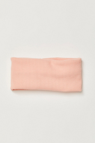 Super Wide Soft Headband At Free People In Apricot