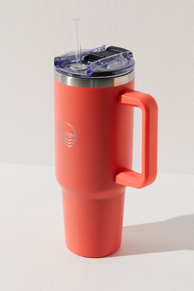 Keep Your Beverages Hot or Cold All Day with Our 40 oz Insulated Travel Mug
