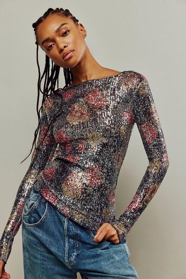 Gold Rush Long Sleeve by Intimately at Free People in Hot Chocolate Combo,  Size: Small, Compare